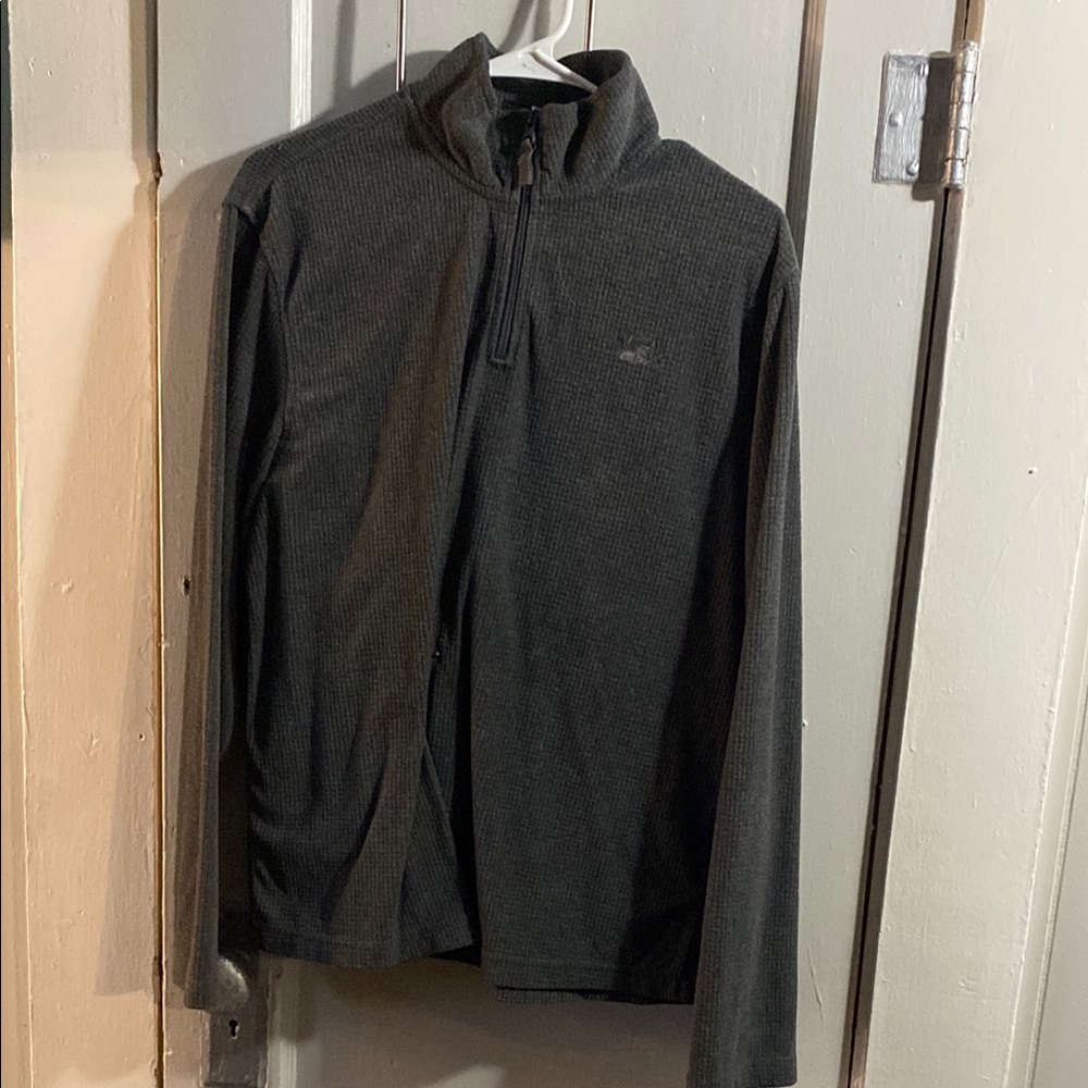 STARTER Black Athletic Sweatshirt with Standing Collar